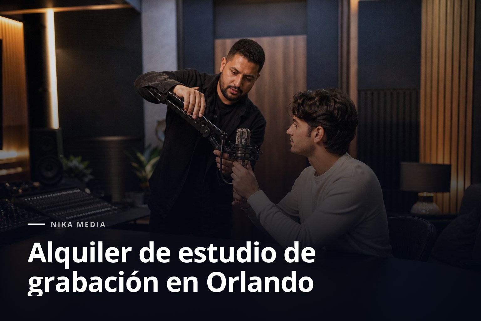 Alquiler de estudio de grabación en Orlando