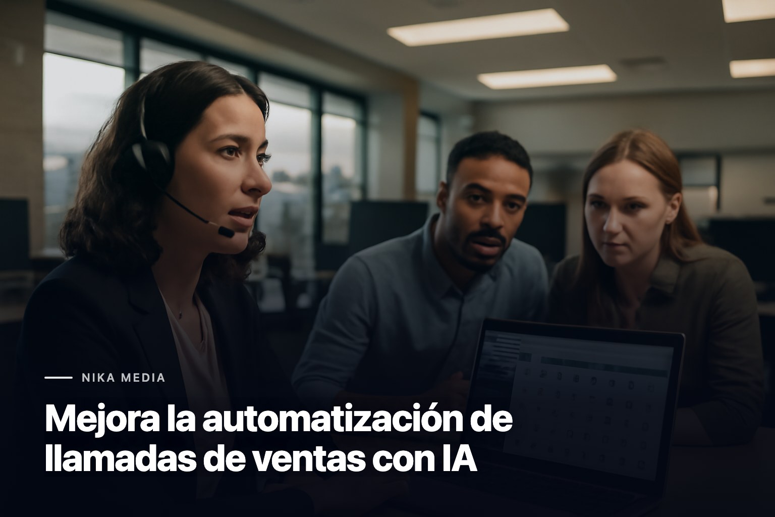 Mejora la automatización de llamadas de ventas con IA