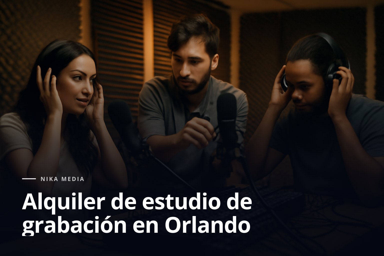 Alquiler de estudio de grabación en Orlando