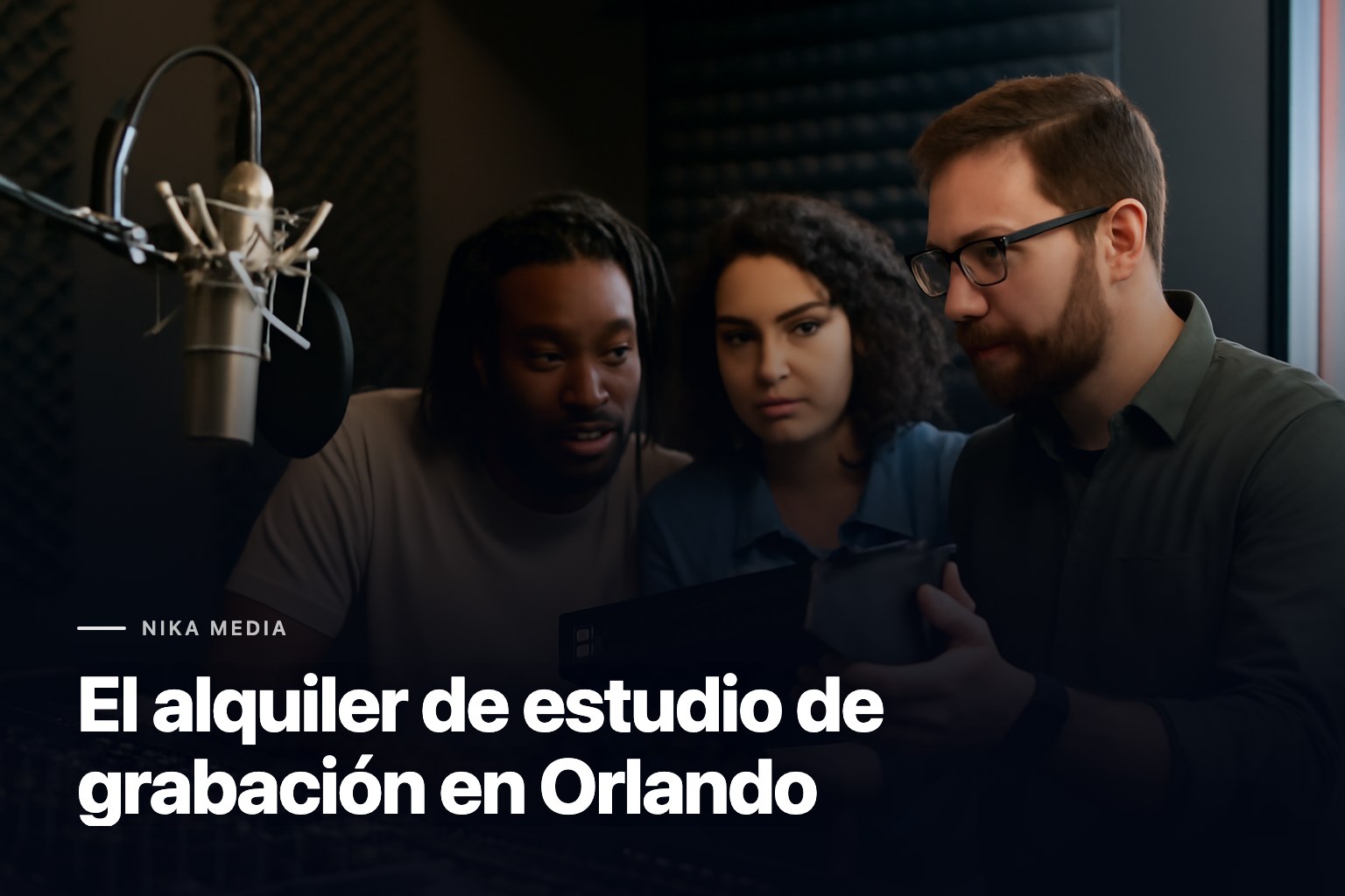 El alquiler de estudio de grabación en Orlando