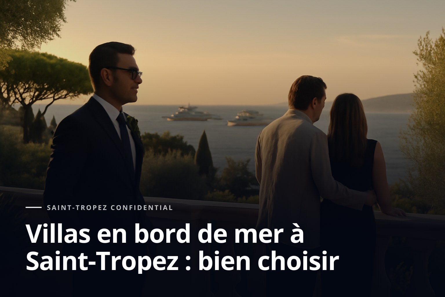 Villas en bord de mer à Saint-Tropez : bien choisir