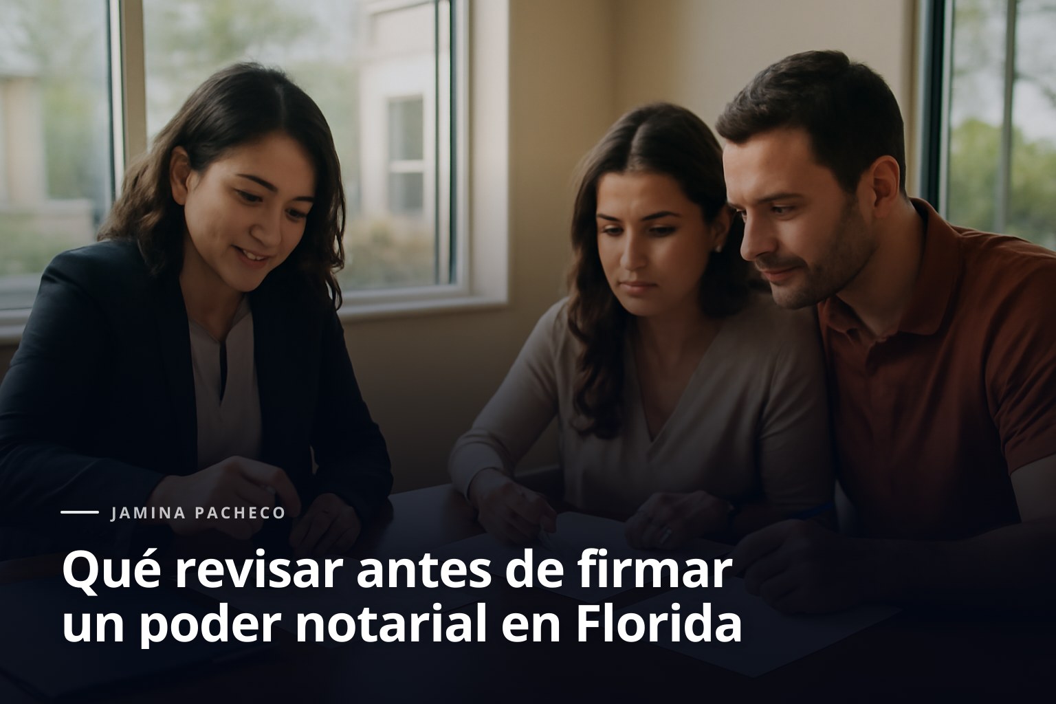 Qué revisar antes de firmar un poder notarial en Florida