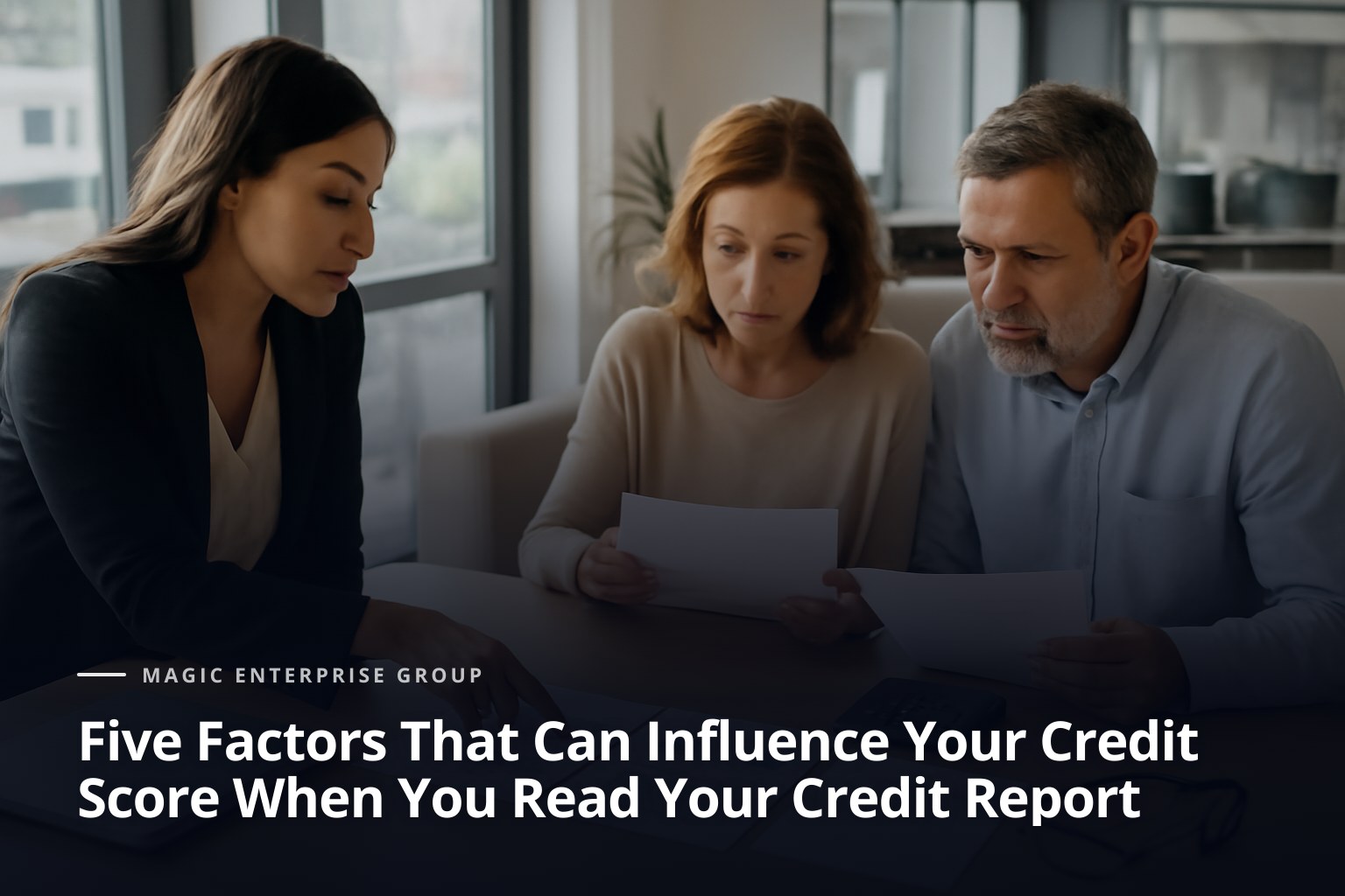 Five Factors That Can Influence Your Credit Score When You Read Your Credit Report