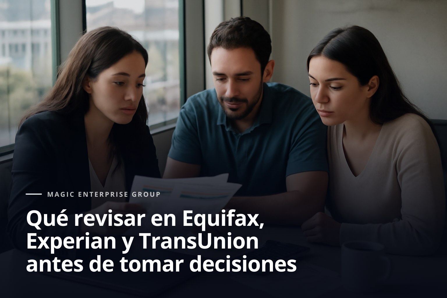 Qué revisar en Equifax, Experian y TransUnion antes de tomar decisiones